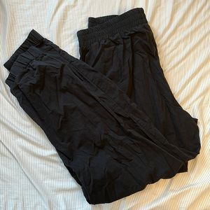 Black Cargo Jogger Pants
